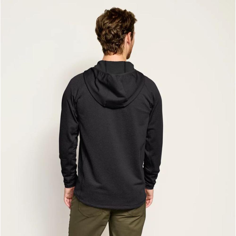 Orvis Horseshoe Hills 1/4 Hoodie Men's in Black